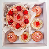 Bento cherry pie cake & cupcake box