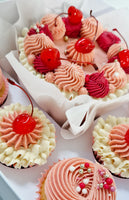 Bento cherry pie cake & cupcake box